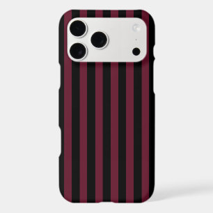 Burgundy and black stripes