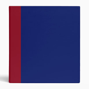 Burgundy and Blue Binder