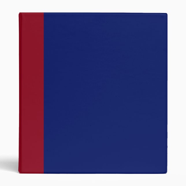 Burgundy and Blue Binder (Front)