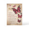 Burgundy and Gold Butterfly Quinceanera Birthday