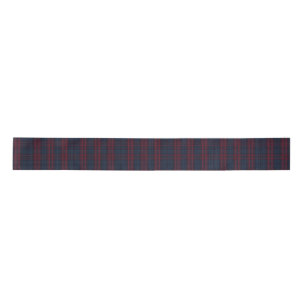 Burgundy and Navy Blue Tartan Plaid Ribbon Satin Ribbon