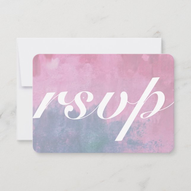 Burgundy and Navy Wedding RSVP with Meal Options (Front)