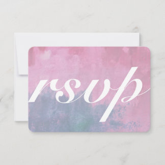 Burgundy and Navy Wedding RSVP with Meal Options