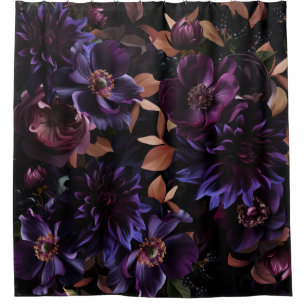 Burgundy And Purple Gothic Midnight Garden