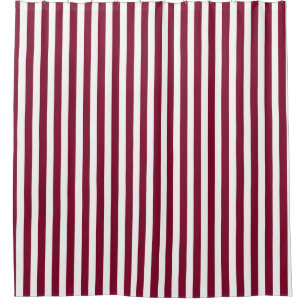 Burgundy and white candy stripes