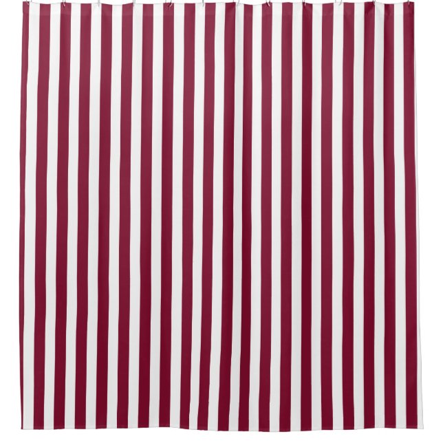 Burgundy and white candy stripes (Front)