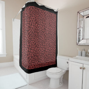 Burgundy Animal Print