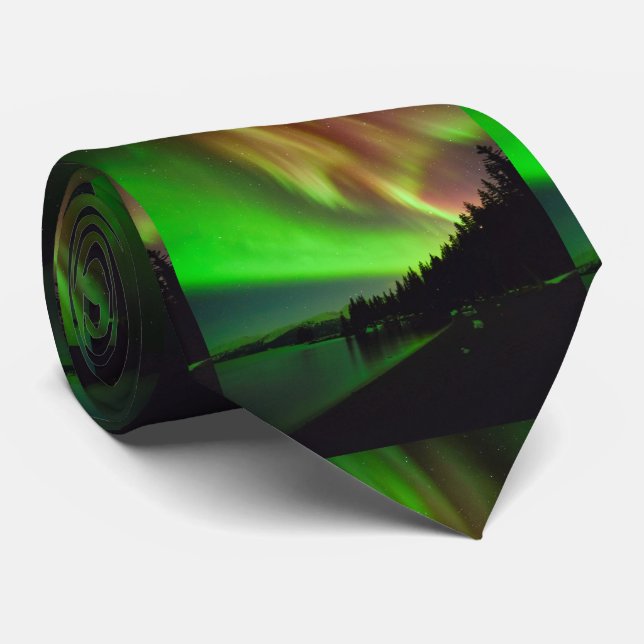 Burgundy Aurora Tie (Rolled)