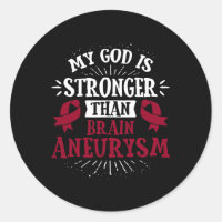 Burgundy Awareness Ribbon - Brain Aneurysm 