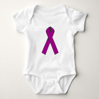Burgundy Awareness Ribbon Products Baby Bodysuit