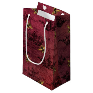 Burgundy Bee Series Design Four Small Gift Bag