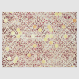 Burgundy Bee Series Design Ten Tissue Paper