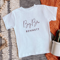 Burgundy Big Bro Custom Name
