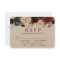 Burgundy Bloom Blush Blue Floral Wedding
