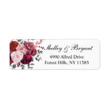 Burgundy Bloom Blush FlorMariage