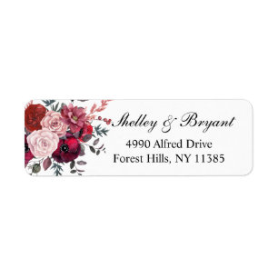 Burgundy Bloom Blush FlorMariage