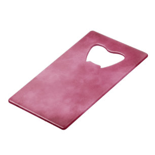 Burgundy Blush Bottle Opener Credit Card Bottle Opener