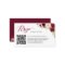 Burgundy Blush Floral Wedding Website RSVP QR Code