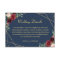 Burgundy Blush Navy Blue Floral Wedding Details