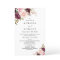 Burgundy Blush Pink Gold Floral Wedding Programs