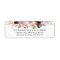 Burgundy Blush Pink Peach Gold Wedding Address
