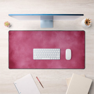 Burgundy Blush  Storm Clouds  Desk Mat