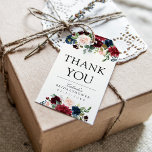 Burgundy Bouquet | Bridal Shower | Thank You Gift Tags<br><div class="desc">A unique burgundy floral themed set of thank you gift tags tailored specifically to your future bridal shower.

All elements of this item are unlocked and customizable by using the customization function. Enjoy being creative and making it your own.</div>