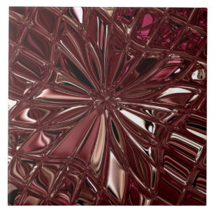 Burgundy Ceramic Tile