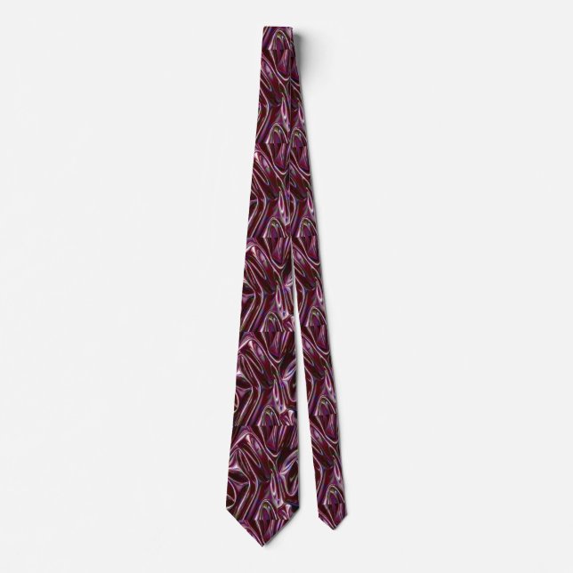 burgundy chrome tie (Front)