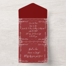Burgundy Colour Card