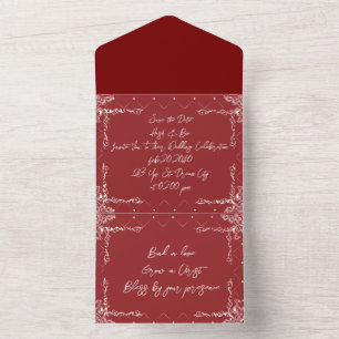 Burgundy Colour Card