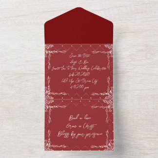 Burgundy Colour Card