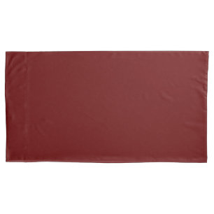 Burgundy colour Easily Customize This Pillowcase