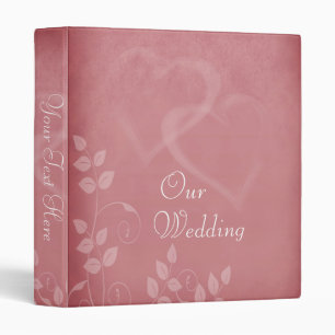 Burgundy Colour Vintage Photo Album Binder