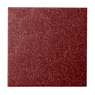 Burgundy Crackle Glaze Solid Color Tile