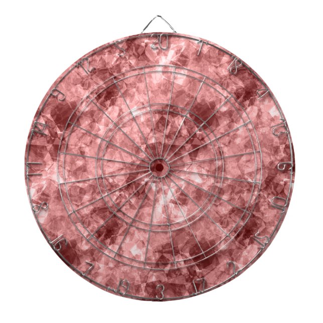 Burgundy Crumpled Texture Dartboard (Front)