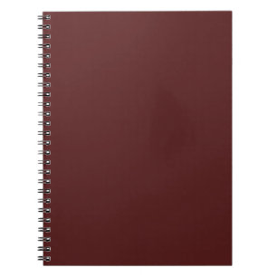 Burgundy Deep Red Custom Branded Notebook
