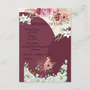 Burgundy Enclosure Insert