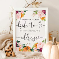 Burgundy fall help the busy bride Address