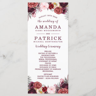 Burgundy Fall Marsala Blush Peony Programmes de ma