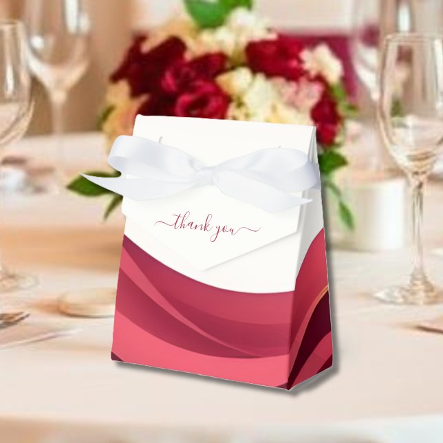Burgundy Favor Boxes (Burgundy Favor Boxes )
