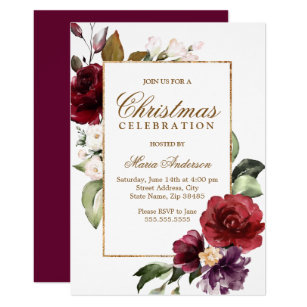 border christmas invitations announcements zazzle ca christmas invite border