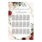Burgundy floral gold geometric wedding seating