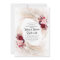 Burgundy Floral Pampas Grass Wedding Anniversary