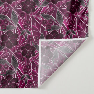 Burgundy flowers. tapestry