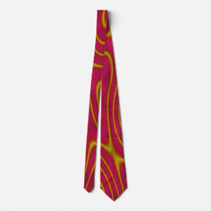 Burgundy Gold Trendy Modern One-of-Kind Custom Tie