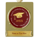 Burgundy, Graduation Ornaments Personalized