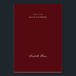 Burgundy Ivory Wedding Place Card with Guest Name<br><div class="desc">Elegant wedding place name styled in a rich burgundy and ivory palette for a refined, timeless table setting. This classic look blends deep red tones with soft cream and beige hues, creating a sophisticated balance that works beautifully for formal receptions, romantic celebrations, and vintage-inspired weddings. Designed to highlight each guest...</div>