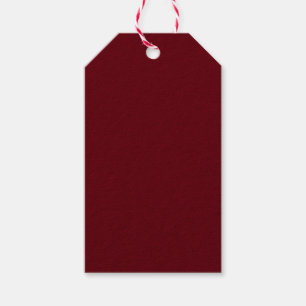 Burgundy Kraft - Étiquettes cadeaux