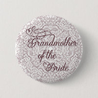 Burgundy Lace Hearts Grandmother of the Bride